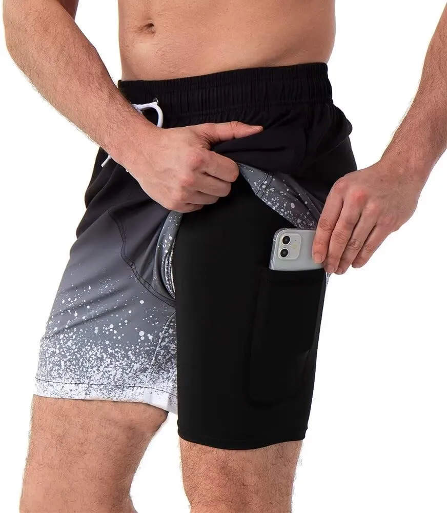 Men's Swim Trunks Quick Dry Beach Board Shorts Bathing Suit Swimwear