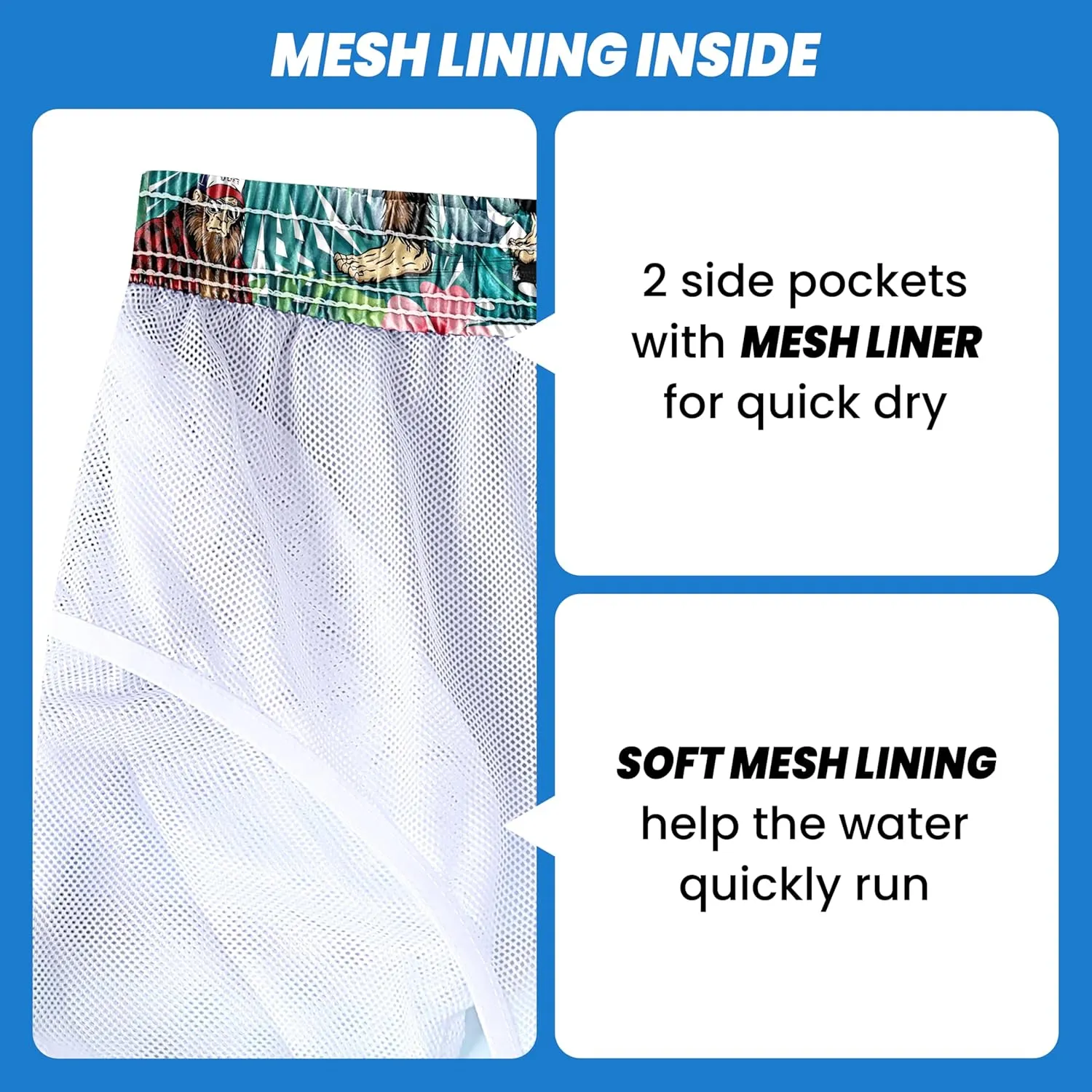 Mens Swim Trunks Quick Dry Board Shorts Bathing Suit for Men Beach Swimwear Breathable Surf Beach Shorts Swimwear