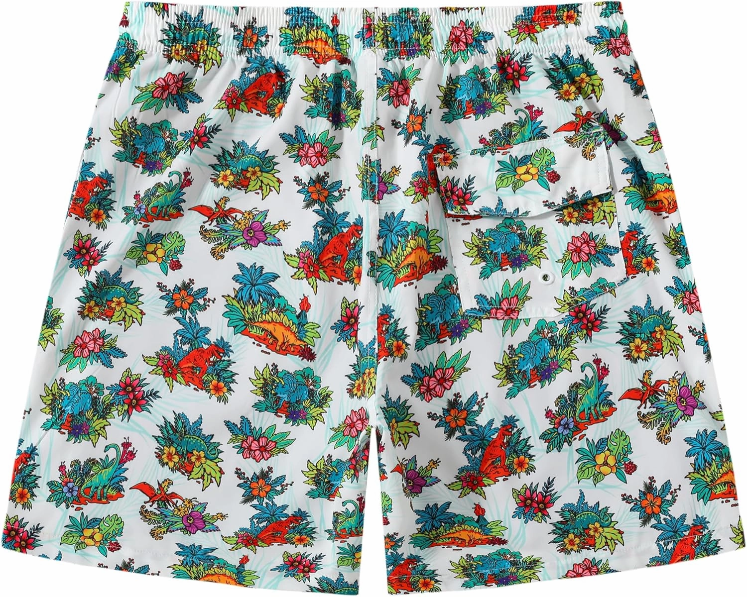 Mens Swim Trunks 7 Inch Inseam Board Shorts with Compression Liner Swimsuit Bathing Suit Quick Dry