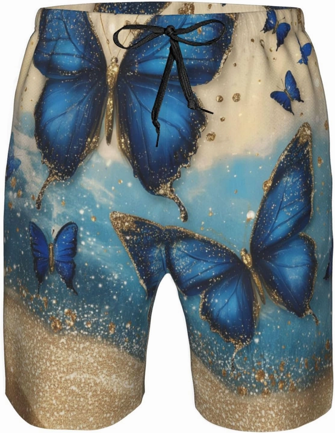 Mens Swim Trunks Quick Dry Board Shorts Beach Shorts with Mesh Lining