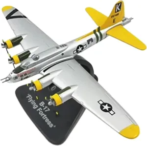 Metal Aircraft Model Diecast 1:144 Scale for B-17 B17 Alloy Aircraft Model Static Decoration Souvenir for Adult Aviation Enthusiasts