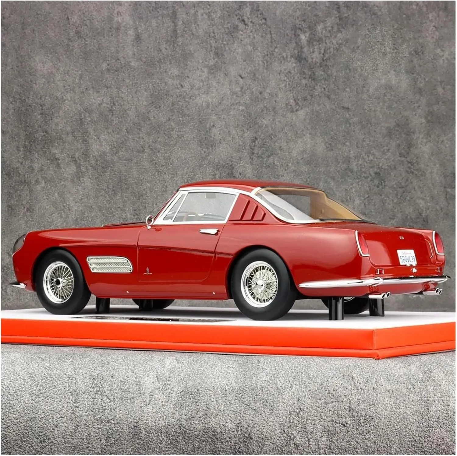 Metal Car Model 1:18 for Ferrari 410 S.A. 1958 Superfast Simulation Car Model Hobbyist Collection Home Ornaments Die Cast Vehicles(White)