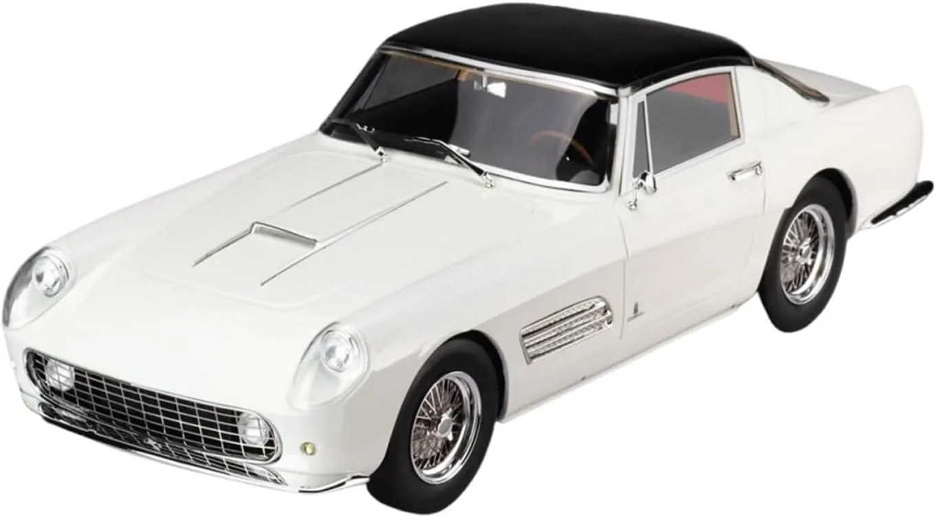 Metal Car Model 1:18 for Ferrari 410 S.A. 1958 Superfast Simulation Car Model Hobbyist Collection Home Ornaments Die Cast Vehicles(White)