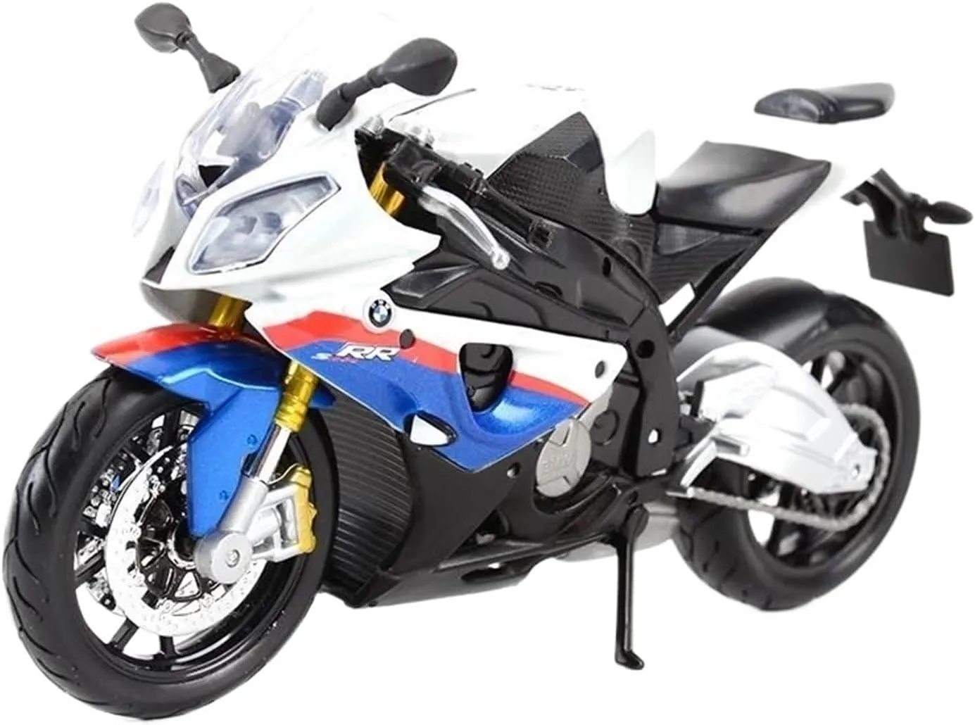 Mini Simulation Motorcycle Toys 1:12 for BMW S 1000 RR Die Cast Vehicles Collectible Hobbies Motorcycle Model Toys Adult for Boys