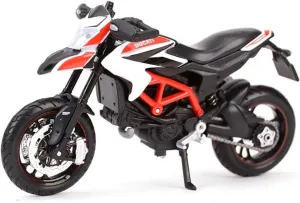 Mini Simulation Motorcycle Toys 1:18 for Ducati Hypermotard Sp 2013 Static Die Cast Vehicles Collectible Hobbies Motorcycle Model Toys Adult for Boys