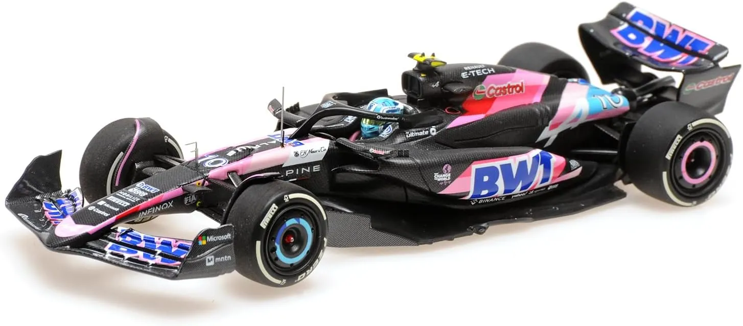 Minichamps 417240110 BWT Alpine F1 Team A524 Pierre Gasly 2024 - 1/43 Scale - Miniature Collectible Car