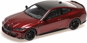 Minichamps 410020126 - B-M-W M4 Red Metallic 2020 - 1/43 Scale - Collector's Model