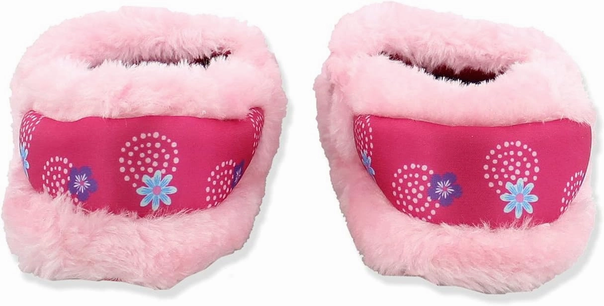 Minnie Mouse Toddler Girl's Plush A-Line Slippers