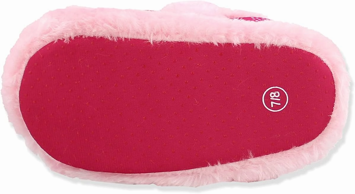 Minnie Mouse Toddler Girl's Plush A-Line Slippers