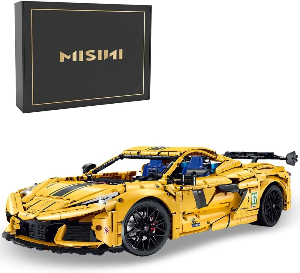 MISINI M6306 Creative Technology Car Toy Building Blocks, MOC Super Car Building Kit, Model Car Collection for Adults and Teenagers (3788 Pieces)