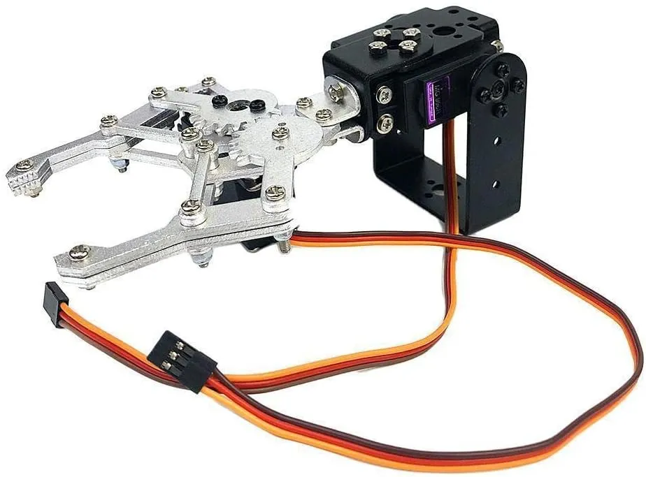 misppro Smart Robot Car 2-Dof Robot Servo Mechanical Manipulator Arm Claw for Robotics Learning Kits