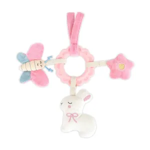 MON AMI Bunny and Friends Teether Ring – 8", Soft Silicone Teething Ring, Plush Toy for Infants, Baby Teething Relief, BPA-Free, Easy-Grip, Comforting Teething Toy for Babies, Perfect for Sore Gums