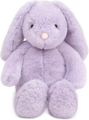 MON AMI Heather Bunny Stuffed Animal – 13” Lavender, Soft & Cuddly, Huggable Rabbit Plush Toy, Nursery Décor for Kids of All Ages