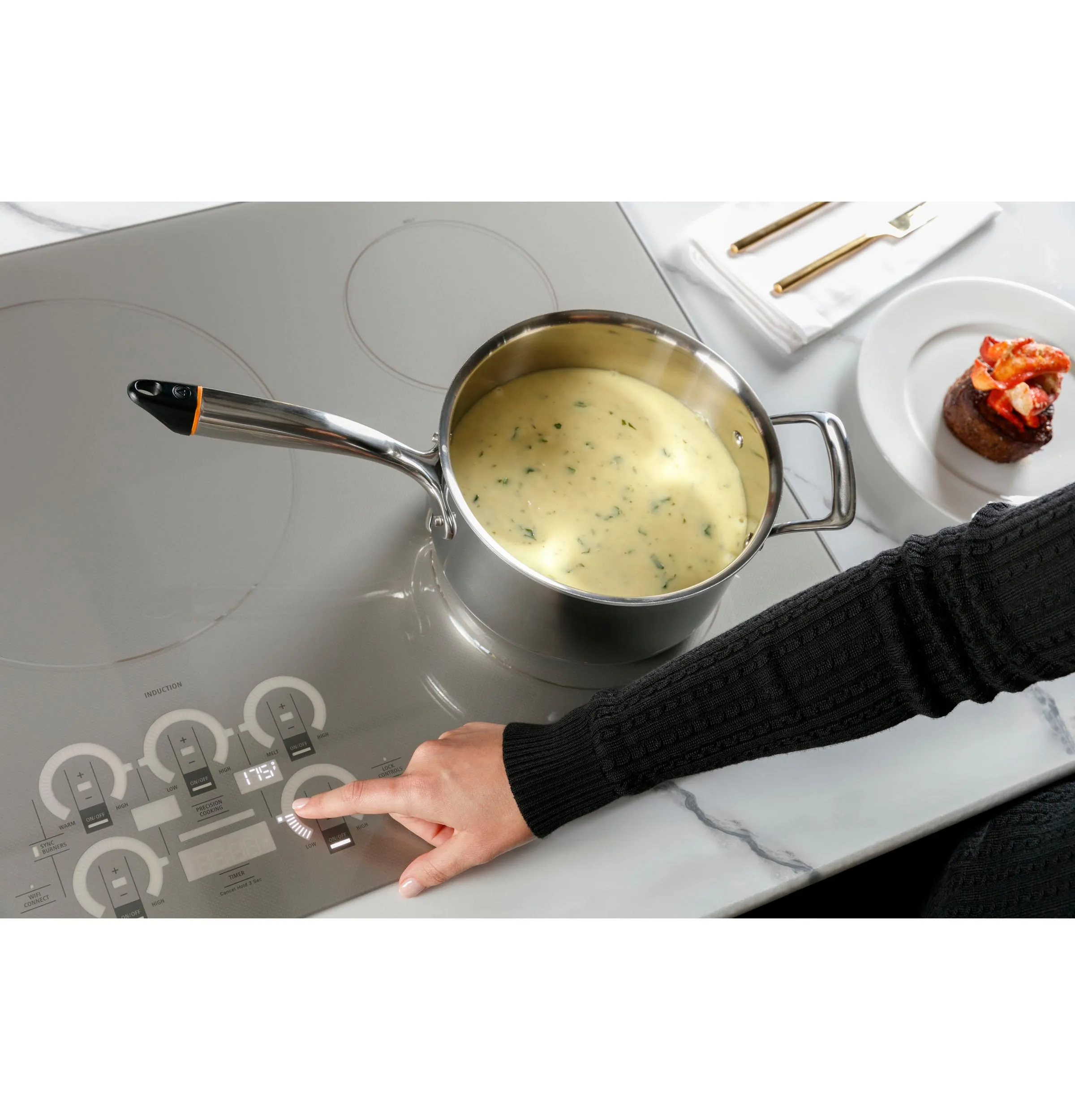 Monogram ZHU30RDTBB Monogram 30" Induction Cooktop