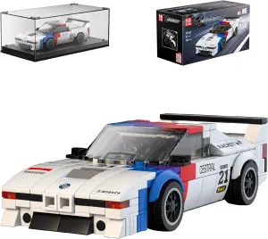 Mould King Car Speed Champion M1 Models Building Sets with Display Case, 27062 Model Car Kits Building Blocks, Super Car Building Sets, Race Cars Building Kits for Adults and Kids 8 (363PCS)