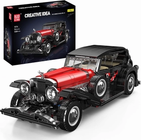 Mould King 10114 Creative Building Car Model Toy,Convertible Sports Car Model Building,1308 Pieces Build Your Own Car,Home and Office Display, Collectible for Adults and Teens