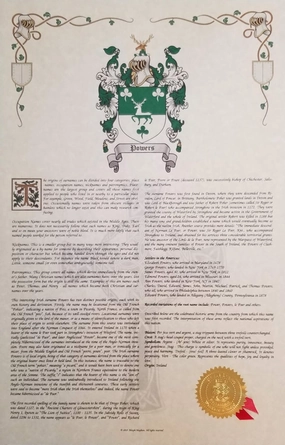 Mr Sweets Krell Coat of Arms, Crest & History 11x17 Print - Name Meaning, Genealogy, Family Tree Aid, Ancestry, Ancestors, Namesakes - Surname Origin: Austrian Austria