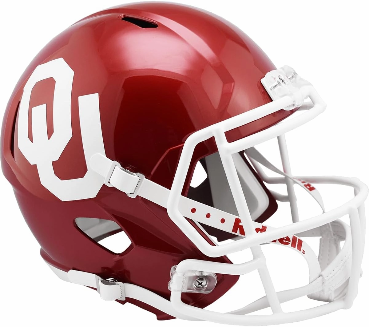 NCAA Oklahoma Sooners Full Size Speed Replica Helmet, Red, Medium