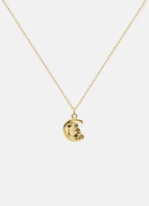 Necklace | Moomin Letter C | Gold Plated