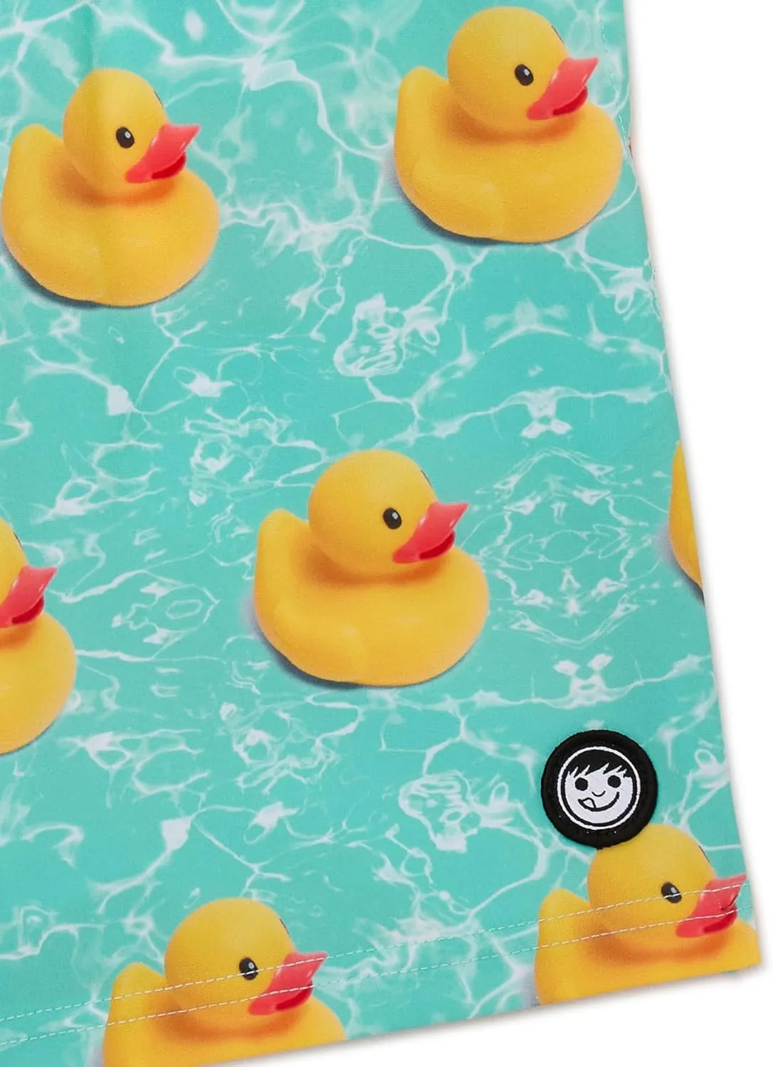 NEFF Swimsuit Men's Rubber Ducky Water Ripple 19" Adult Hot Tub Board Shorts