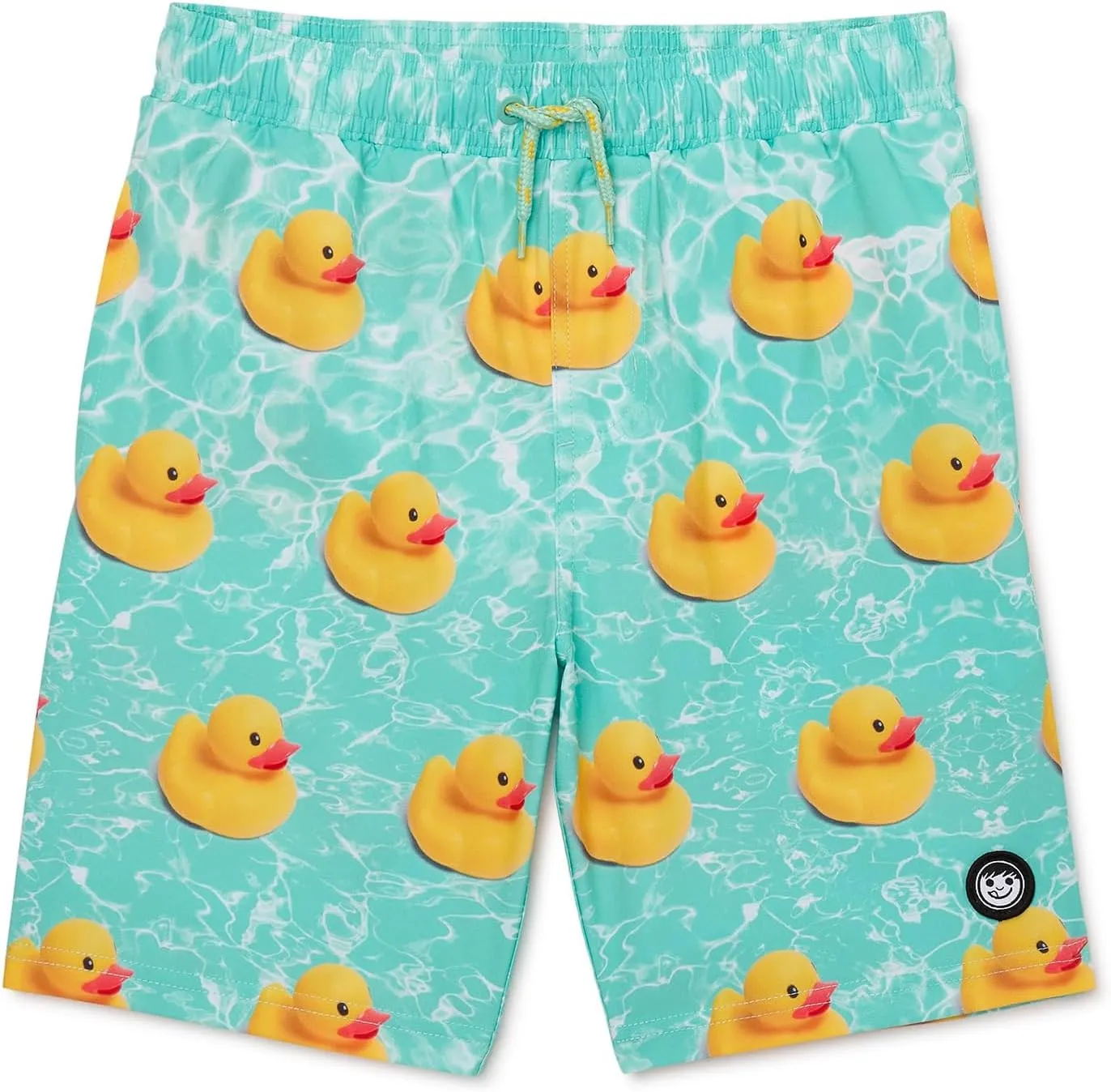 NEFF Swimsuit Men's Rubber Ducky Water Ripple 19" Adult Hot Tub Board Shorts