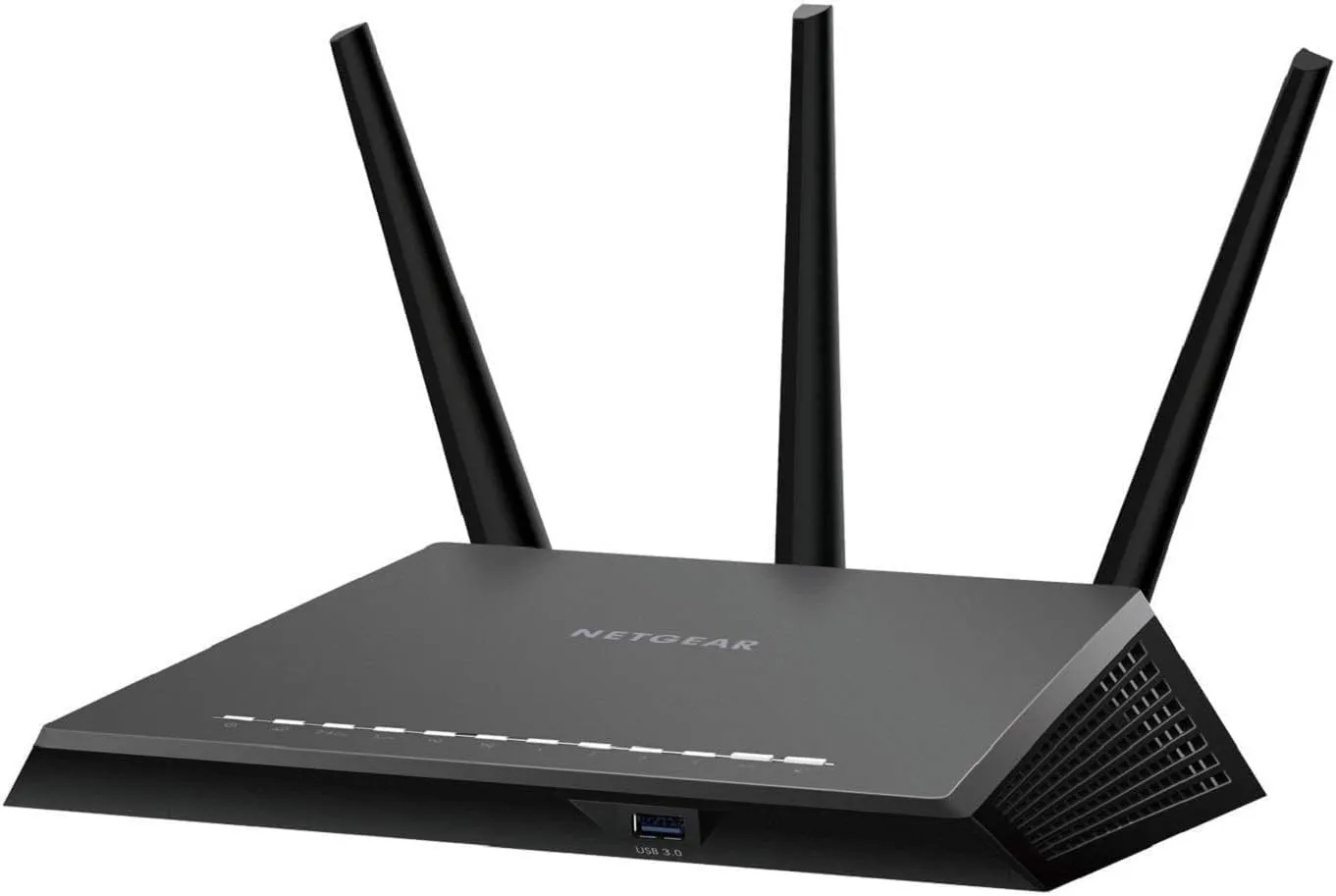 NETGEAR Nighthawk AC2400 Router: Fast Beamforming Wi-Fi for Gaming, 4K UHD Streaming. 2400Mbps, 2500 Sq Ft, QoS, Dual Core, 2.4   5GHz 5 x GIGABIT   USB 3.0 Port, Smart WiFi Router (Renewed)