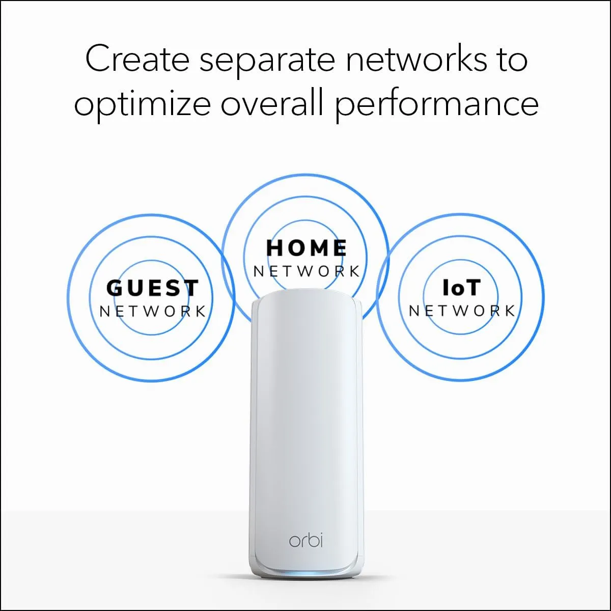 NETGEAR Orbi 770 Series Tri-Band WiFi 7 Mesh Network System (RBE772) - Router   1 Satellite Extender, Security Features, Up to 11Gbps, Covers up to 5,500 sq.ft., 100 Devices, 2.5 Gig Internet Port