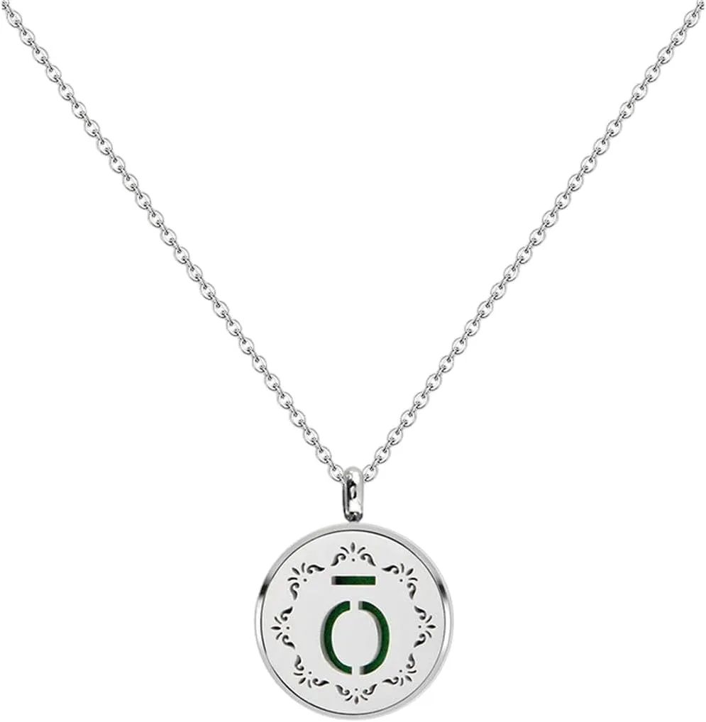 New 2025 Unisex 12Mm Aroma Locket Necklace Stainless Steel Aromatherapy Essential Oil Diffuser Perfume Pendant Decoration Jewelry Luxury with for You Accessories Trendy Creative for Women and Men