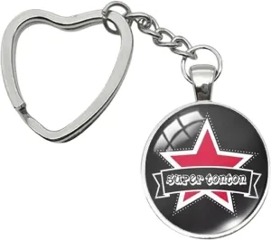 New 2025 Unisex 5 Gift Fashion Tonton Je Suis Un Cadeau Oncle Heart Keyring Forever Jewelry Keychains Decoration Luxury With For You Accessories Trendy Creative Best For Women And Men
