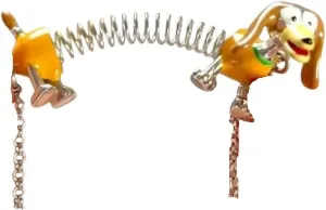 New 2025 Unisex's Fun Creative Slinky Dog Necklace Cartoon Simple And Personalized Cute Pendant Collar Chain Gift Jewelry Fashion Trendy Accessories