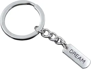 New 2026 Arrive 16Types Gift Fashion Men Keychain DIY Forever Faith Hope Love Blessed Believe Dream Fearless Family 21X8Mm Pendant Jewelry Trendy Accessories Creative