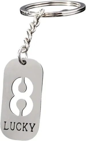 New 2026 Arrive Horse Keychain Stainless Charm Pendant Couple Keyring For Loves Lucky Number Handbag Keyholder Jewelry Accessories Fashion Trendy Creative Gift