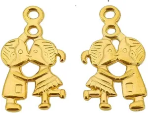 New 2026 Arrive Unisex 3Pcs Stainless Steel Angel Maria Handbag Skirt Lovers Charm For Jewelry Making Diy Necklace Earring Bracelet Pendant Accessories Fashion Trendy Creative Gift For Women And Men