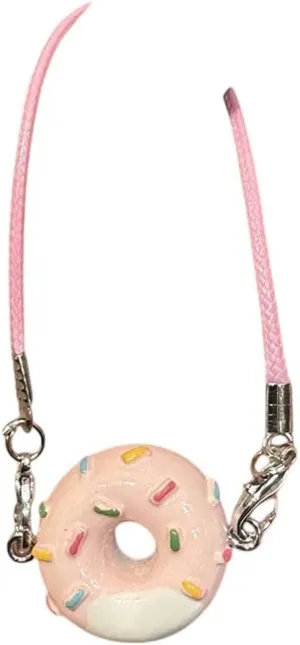 New 2026 Unisex Cartoon Dollhouse Key Chain Simulation Cute Donut Doll House Mini Model Accessories Miniature Decoration Keychain Charms Pendant Jewelry Fashion Trendy Creative Gift For Women And Men