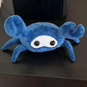 New Cute Crab, Christmas Blue Plush Toy 8 inches
