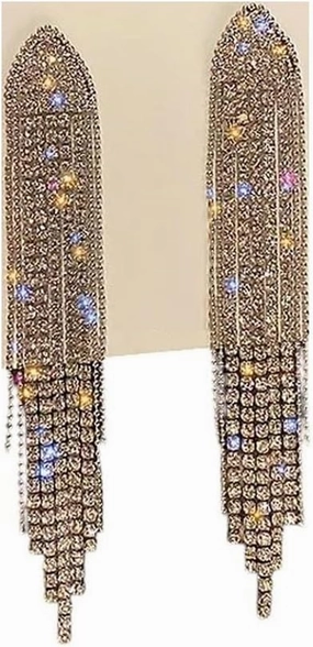 New 2025 Unisex Gift Fashion Trend Unique Design Elegant Exquisite Luxury Mesh Zircon Earrings For Women Jewelry Party Premium Gifts Trendy Accessories Creative For Women And Men