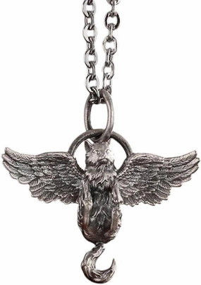 New 2025 Unisex Nordic Bionic Fierce Wolf Head Animal Pendant Necklace Men's Advanced Charm Rock Jewelry Findings Fashion Trendy Accessories Creative Gift For Women And Men
