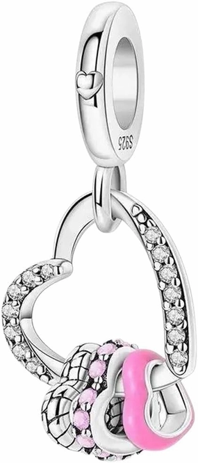 New 2026 925 Silver Love Forever Home Love My Self Mom Sister Pendant Charm Bead Fit Original Bracelet Trinket DIY Women Jewelry Finding Fashion Accessories Creative Gift