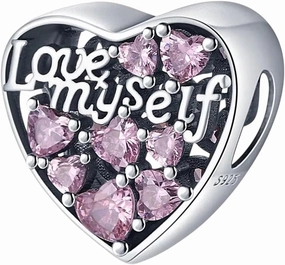 New 2026 925 Silver Love Forever Home Love My Self Mom Sister Pendant Charm Bead Fit Original Bracelet Trinket DIY Women Jewelry Finding Fashion Accessories Creative Gift