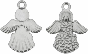 New 2026 Arrive 3Pcs Stainless Angel Maria Handbag Skirt Lovers Charm For Jewelry Making DIY Necklace Earring Bracelet Pendant Accessories Fashion Trendy Creative Gift