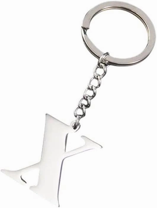 New 2026 Arrive Unisex Metal 26 Capital Letter Keychains Simple Stainless Steel A-Z Initial Key Ring For Couple Handbag Accessories Car Diy Jewelry Findings Fashion Trendy Creative Gift Women And Men