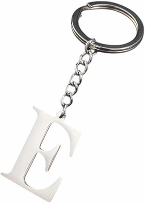 New 2026 Arrive Unisex Punk A-Z Letter Keychain For 26 Initials Alphabet Pendent Stainless Steel Key Chain Ring Handbag Jewelry Findings Diy Accessories Fashion Trendy Creative Gift Women And Men
