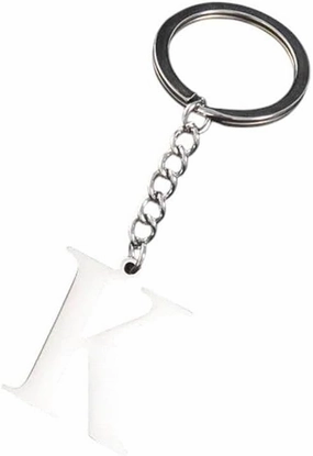 New 2026 Arrive Unisex Punk A-Z Letter Keychain For 26 Initials Alphabet Pendent Stainless Steel Key Chain Ring Handbag Jewelry Findings Diy Accessories Fashion Trendy Creative Gift Women And Men