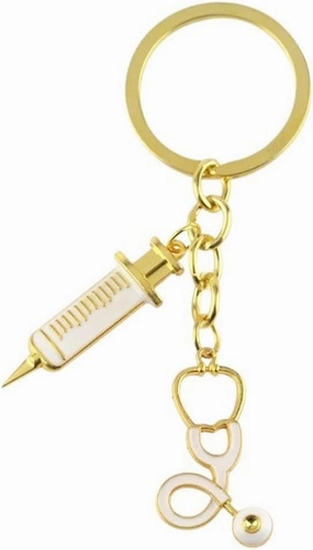New 2026 Arrive Unisex Tool Nurse Doctor Mask Keychain Staff Key Chain Handbag Pendant Charm Accessories Jewelry Findings Gifts Fashion Trendy Creative Gift For Women And Men
