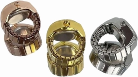 New 2026 Quartz Digital Couple Watch Ring Fashion Alloy Retro Elastic Rings Jewelry Gift Women Decoration Luxury with for You Accessories Trendy Creative Best