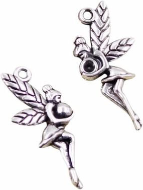 New 2026 Unisex 20Pcs Charms Fair Angel 26X11Mm Tibetan Silver Color Pendants Antique Jewelry Making Diy Handmade Craft Fashion Trendy Accessories Creative Gift For Women And Men