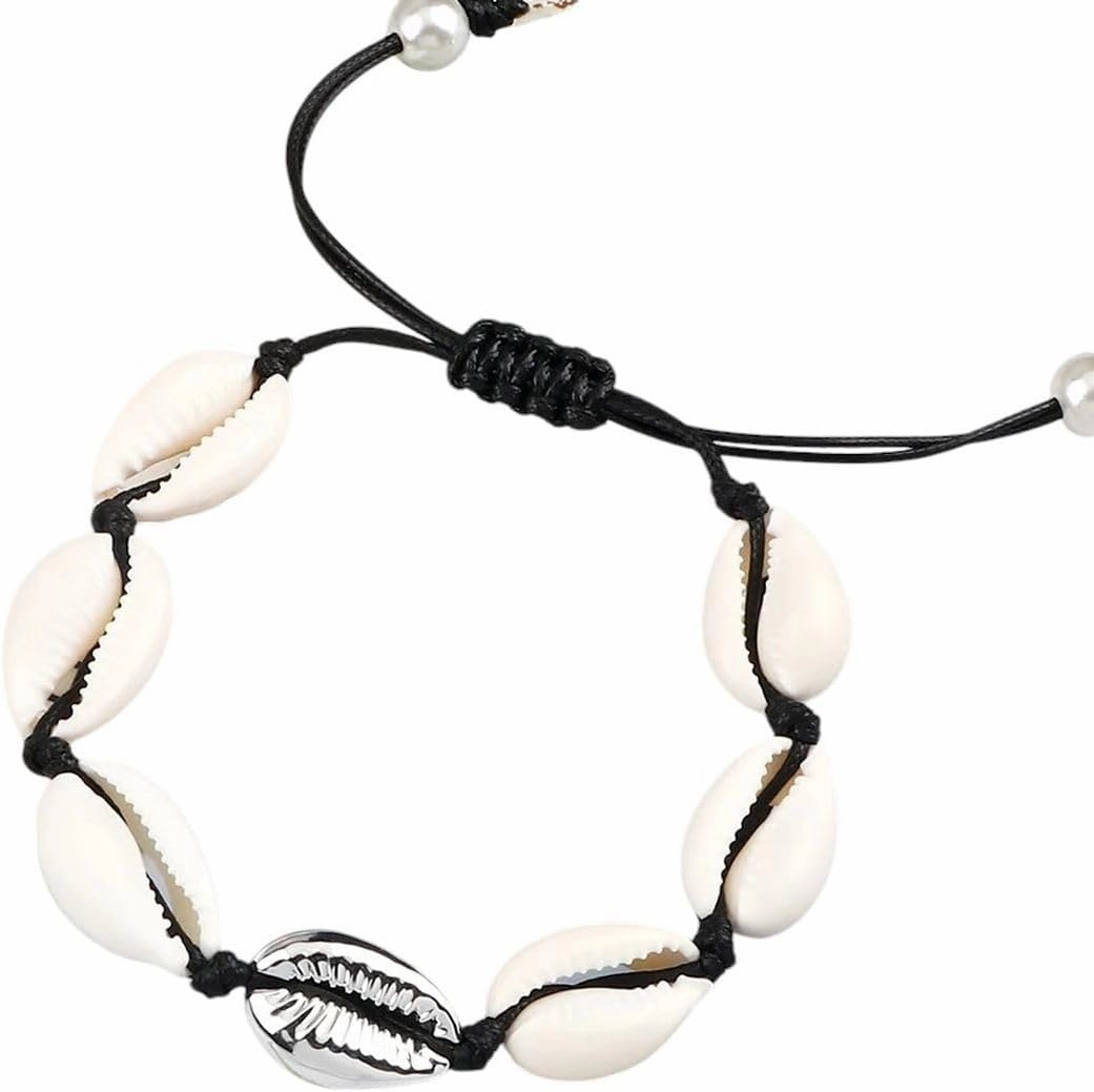 New 2026 Unisex Natural Shell Anklet For Women Foot Jewelry Findings Seashell Beach Barefoot Bracelet On Leg Chian Ankle Strap Accessories Fashion Trendy Creative Gift For Women And Men