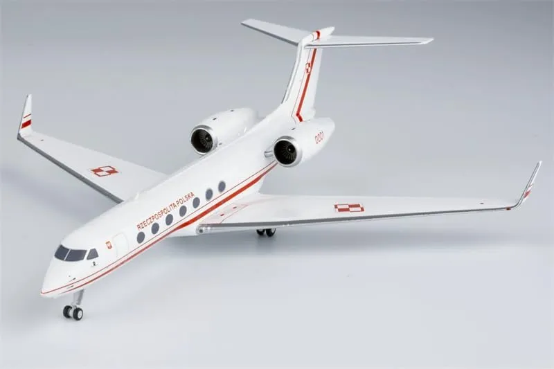 NG Models for Gulfstream G550 Polish Air Force 0001 1/200 Aircraft Pre-Built Model