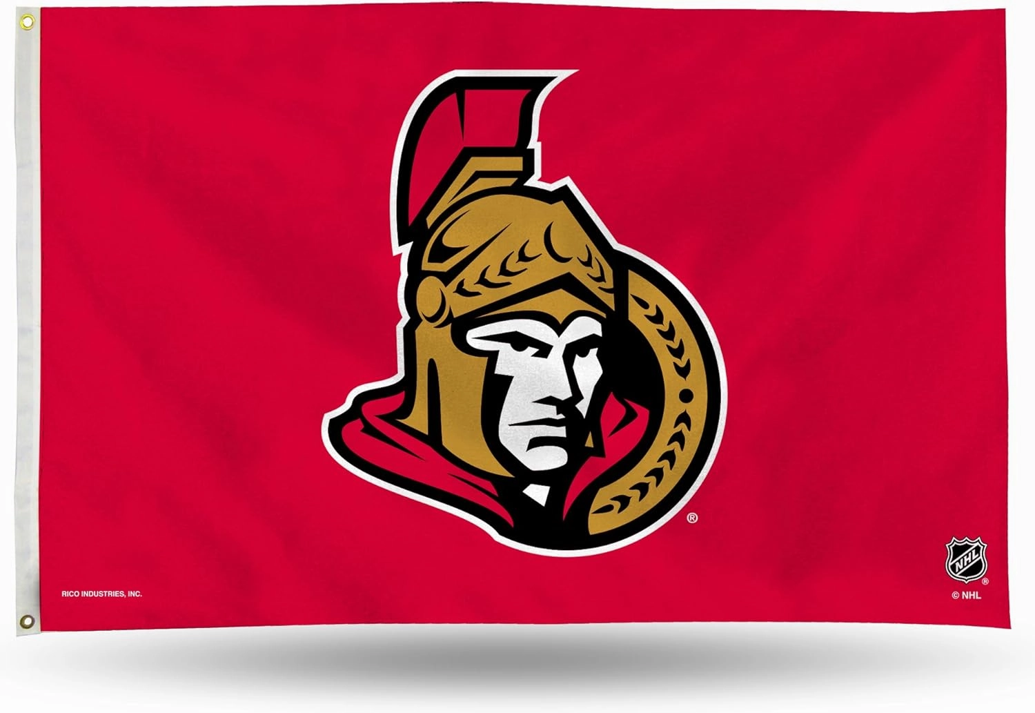 NHL 3-Foot by 5-Foot Single Sided Banner Flag with Grommets