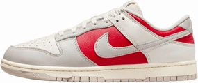 Nike Dunk Low Retro Shoes (HJ9093-030, Phantom/Gym Red/Pale Ivory/Light Iron Ore) Size 7.5